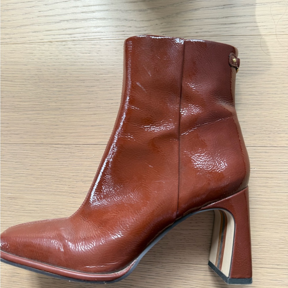 Sam Edelman  Brown Patent Leather boots